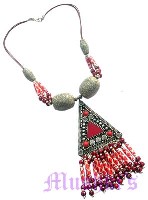Indian ethnic necklace - click here for large view